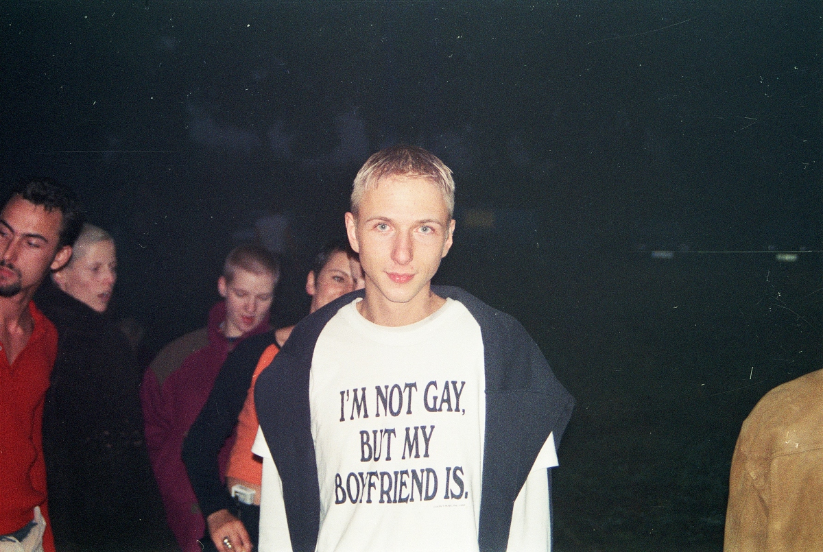 ANFANG BEGINNING_photo by Christian Stemmler_René at Goa Fest Güterfelde outside of Berlin, August 1996
