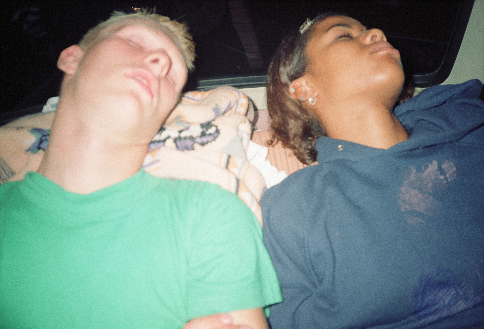 ANFANG BEGINNING_photo by Christian Stemmler_Sören and Franzi (now Zohra) sleeping in her Trabi, September 1995